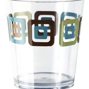 7 Corelle Coordinates by Reston Lloyd Squared Acrylic Rock Glasses, 14-Ounce